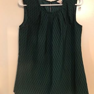 Silky chiffon tank with pattern